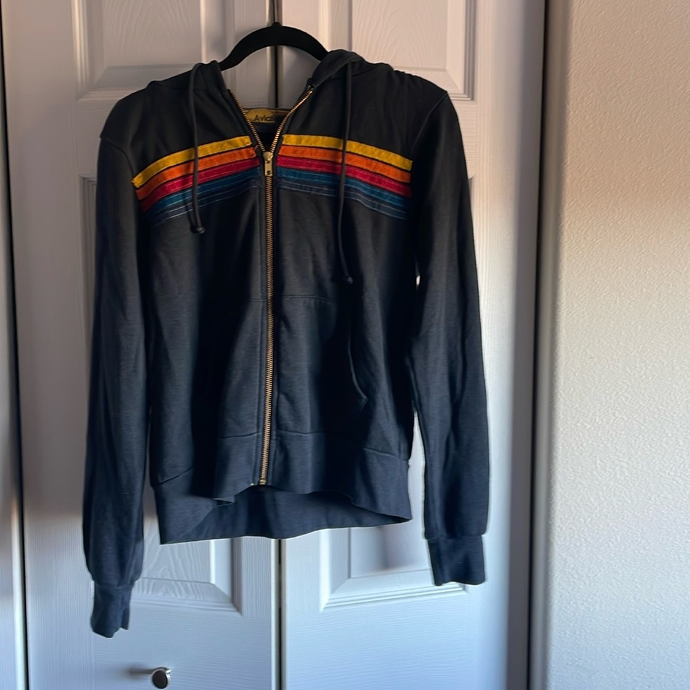 Aviator Nation zip hoodie size small unisex
